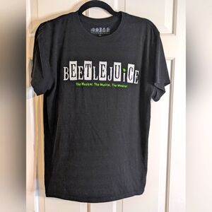 Beetlejuice The Musical Broadway T-Shirt Black Medium Official Merch Araca Group